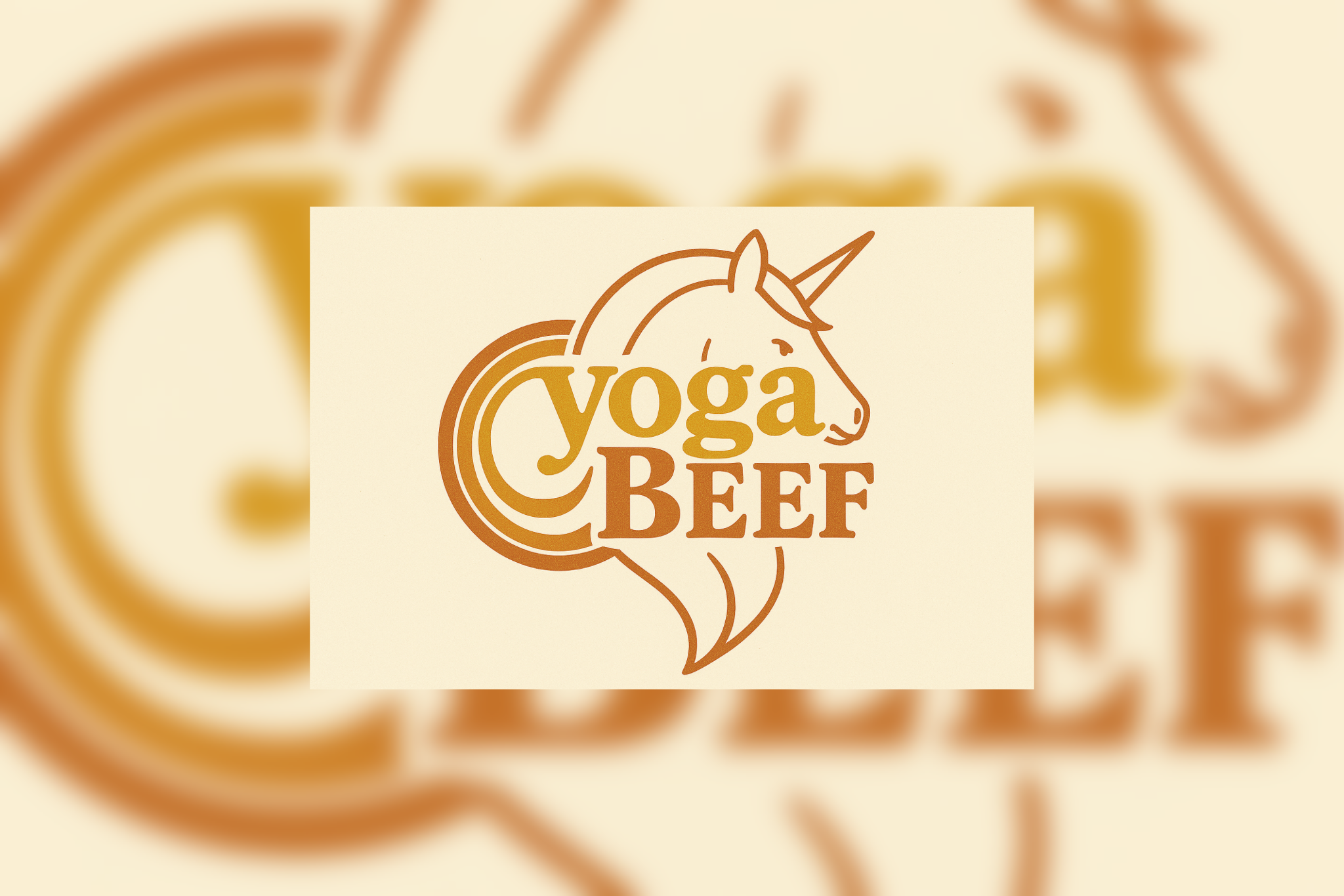 Yoga Beef-it's not food...